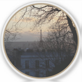 Pariser Traurigkeit - v2 Aufkleber