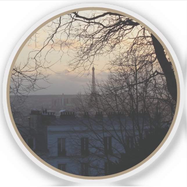 Pariser Traurigkeit - v2 Aufkleber (Vorderseite)