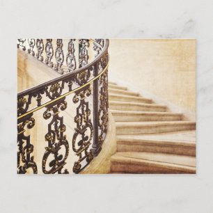 Pariser Treppe Fotografie Postkarte