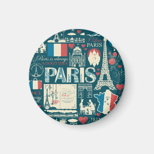Pariser Vintag: Französische Republik Elegance Magnet