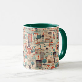 Pariser Vintager Tag Tasse