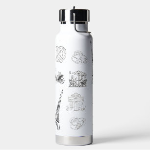 Pariser Wasserflasche Trinkflasche