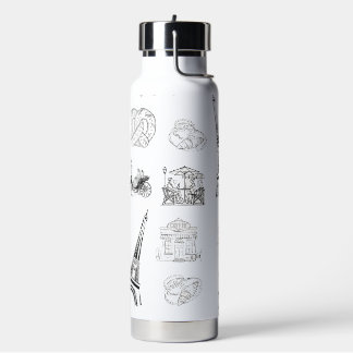 Pariser Wasserflasche Trinkflasche