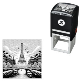 Pariser Winter Elegance - Weihnachten in der Stadt Permastempel