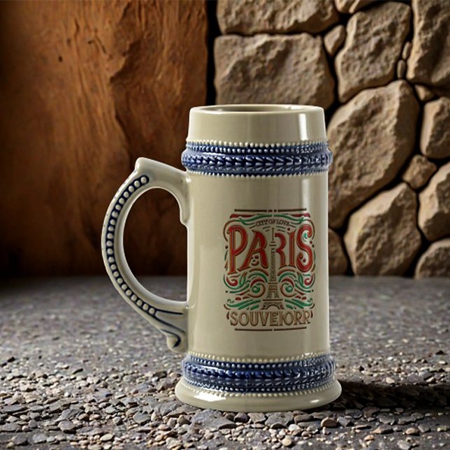 Parisian Bloom Liebe Symphony Stein Tasse (Von Creator hochgeladen)