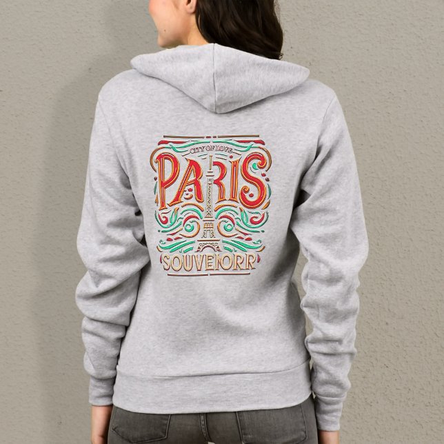 Parisian Bloom Love Symphony Women Full-Zip Hoodie (Von Creator hochgeladen)