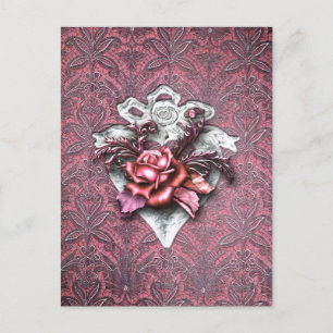 PARISIAN GOTHIC 1897: ROSY OUTLOOK POSTKARTE