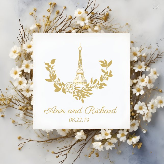 Parisian-inspired with zu romantic wreath flower gummistempel ( Parisian-inspired with a romantic flower wreath  Rubber Stamp.)