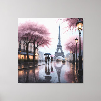 Parisian Spring Rain Leinwanddruck