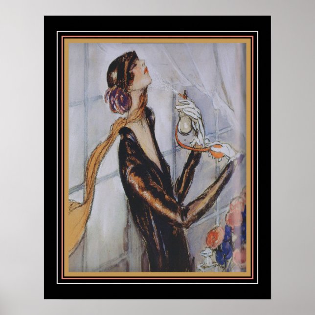 Parisienne 1920's Perfume Ad 16x20 Poster (Vorne)
