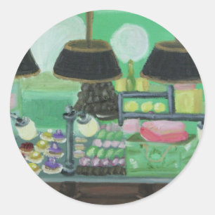 "ParisPatisseries " Runder Aufkleber