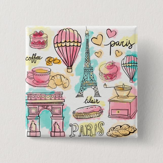 Paris's Stuff Button (Vorderseite)