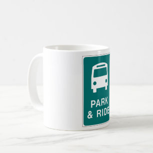 Park-and-Riesenschild Kaffeetasse