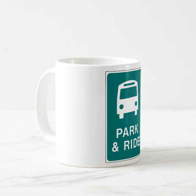 Park-and-Riesenschild Kaffeetasse (Vorderseite Links)