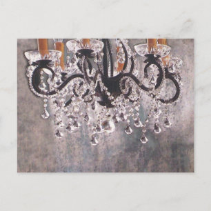 Park Avenue Chandelier ~ Postkarte / Einladung