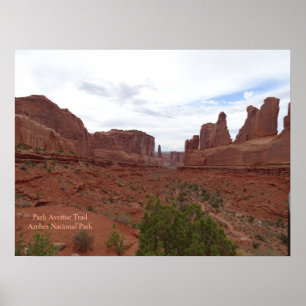 Park Avenue Trail, Arches Nationalpark Poster