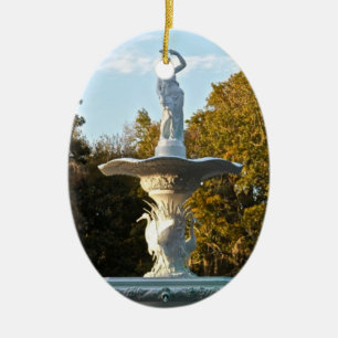 Park-Brunnen Savanne-Georgia Forsyth Keramikornament