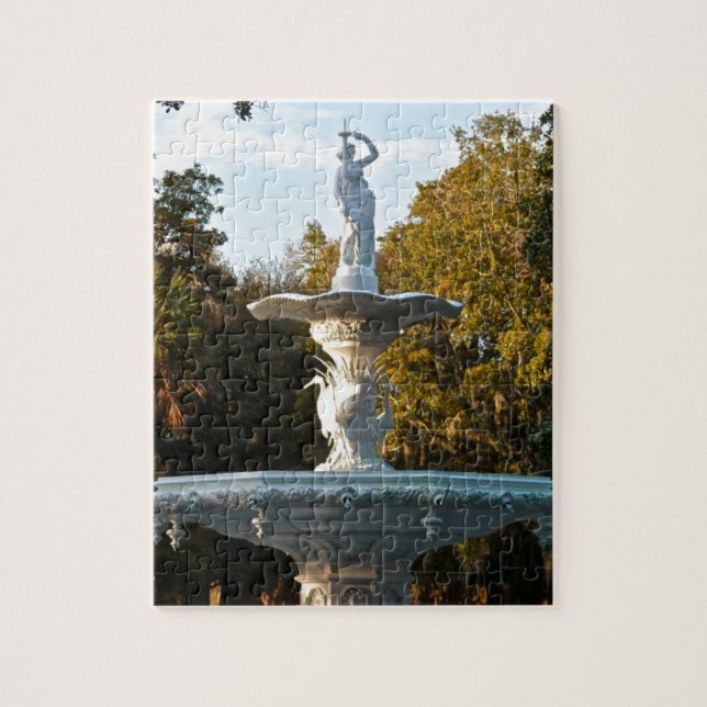 Park-Brunnen Savanne-Georgia Forsyth Puzzle (Vertikal)
