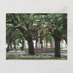 Park, Charleston South Carolina, Gazebo, Postkarte