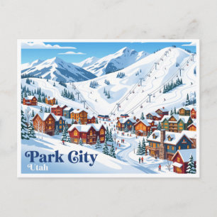 Park City Mountain Village Utah Postkarte
