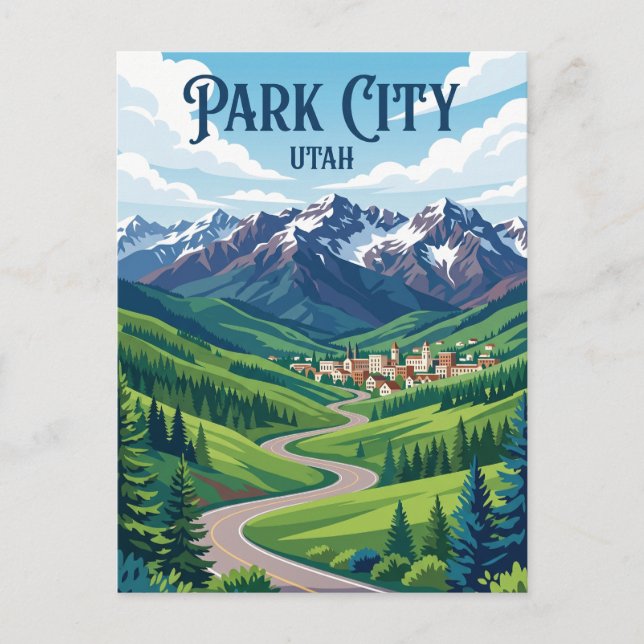Park City USA Postkarte (Vorderseite)