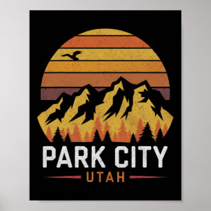 Park City Utah Berge Ski Wandern Camping Reise S Poster