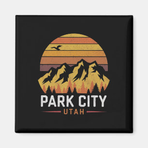 Park City Utah Berge Ski Wandern Camping-Trip S Magnet