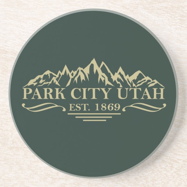 Park City Utah Getränkeuntersetzer (Vorne)