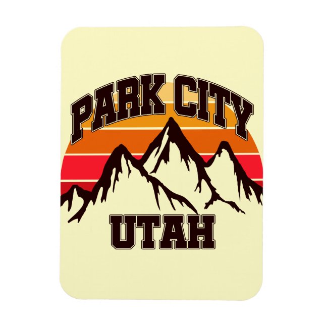 Park City, Utah Magnet (Vertikal)