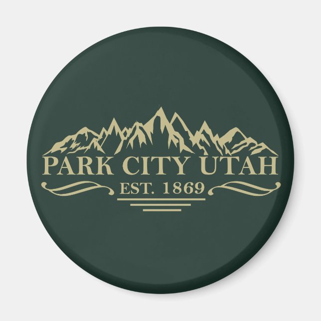 Park City Utah Magnet (Vorne)