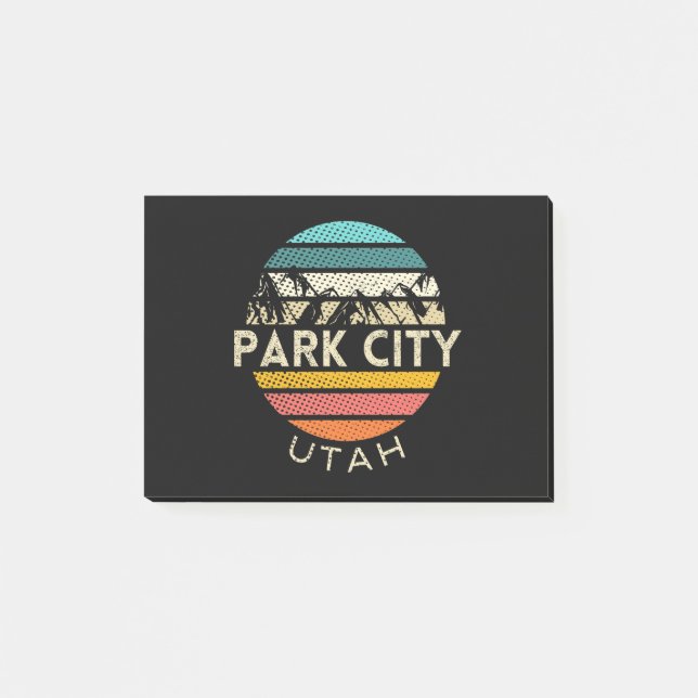 Park City Utah Post-it Klebezettel (Vorderseite)