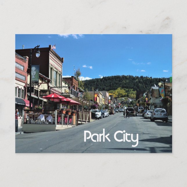 Park City, Utah Postkarte (Vorderseite)
