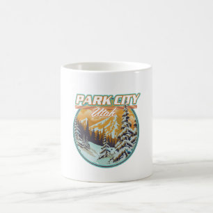 Park City Utah Reise Logo Verwandlungstasse