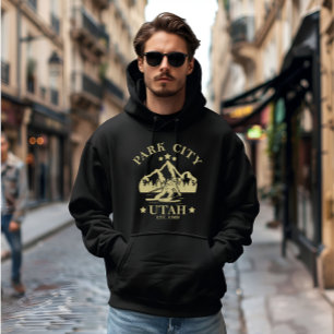 Park City Utah Ski Hoodie