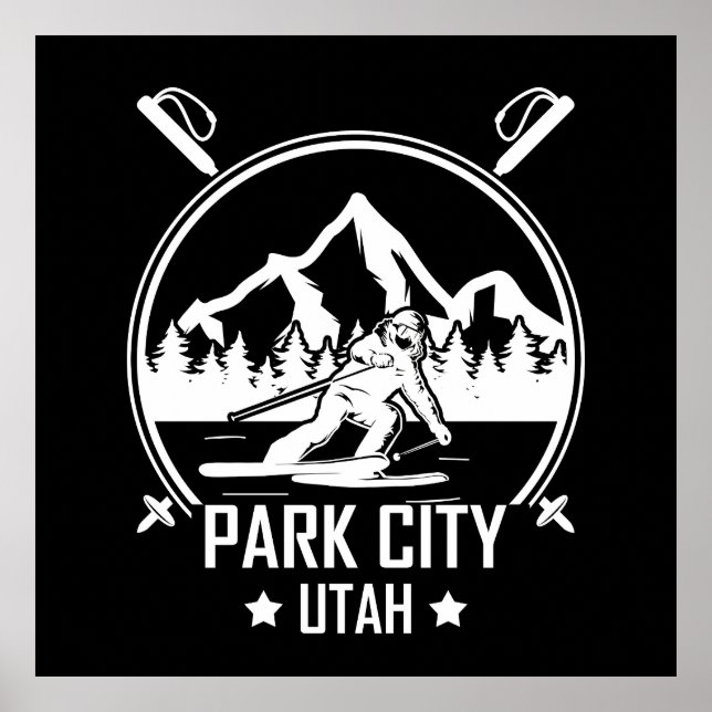 Park City Utah Ski Poster (Vorne)
