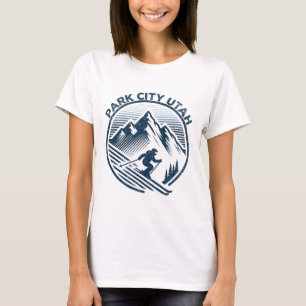 Park City Utah Ski Resort Winterski T-Shirt