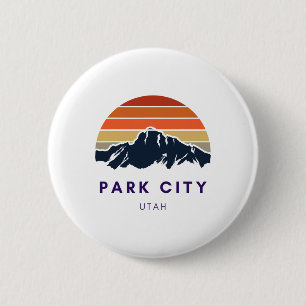 Park City Utah Skifahren Snowboarden Wanderer Utah Button