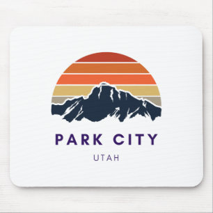 Park City Utah Skifahren Snowboarden Wanderer Utah Mousepad
