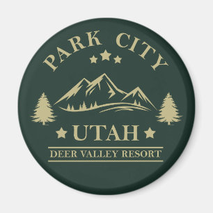 Park City Utah Skigebiet Magnet