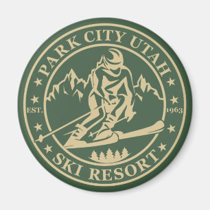 Park City Utah Skigebiet Magnet