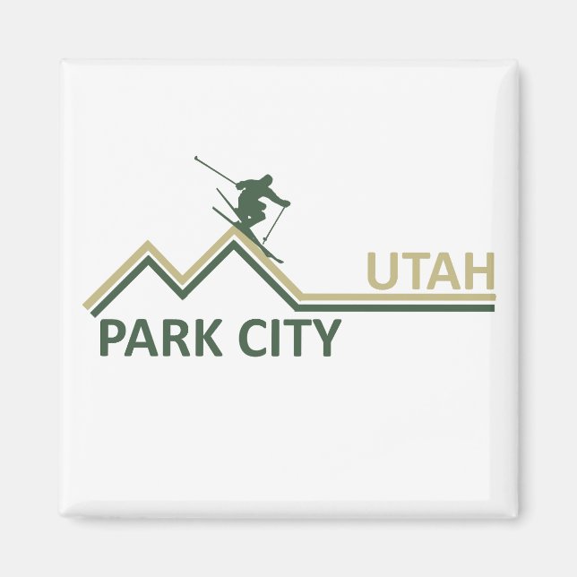 Park City Utah Skigebiet Magnet (Vorne)