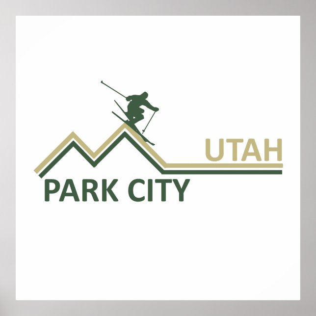 Park City Utah Skigebiet Poster (Vorne)