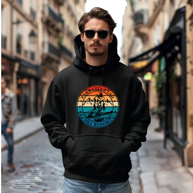 Park City Utah Skigebiet Vintag Hoodie (Von Creator hochgeladen)