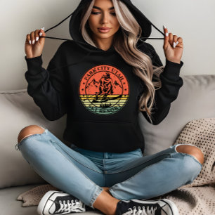 Park City Utah Skigebiet Vintag Hoodie