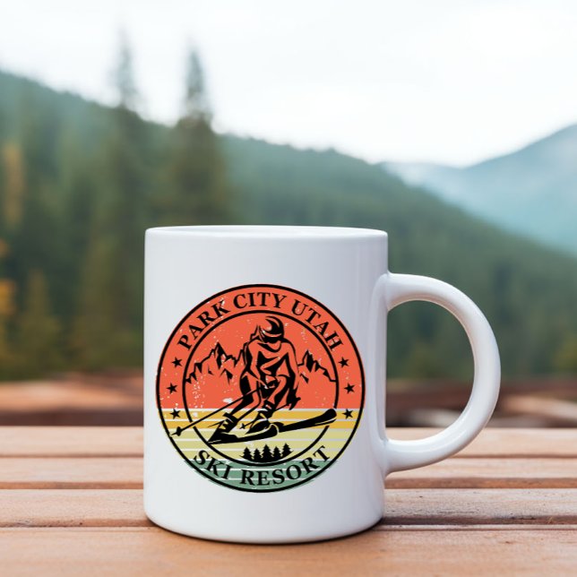 Park City Utah Skigebiet Vintag Tasse (Von Creator hochgeladen)