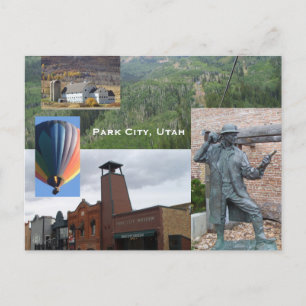 Park City Utah Souvenier Postcard Postkarte