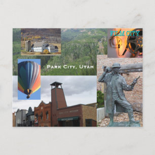 Park City Utah Souvenier Postcard Postkarte