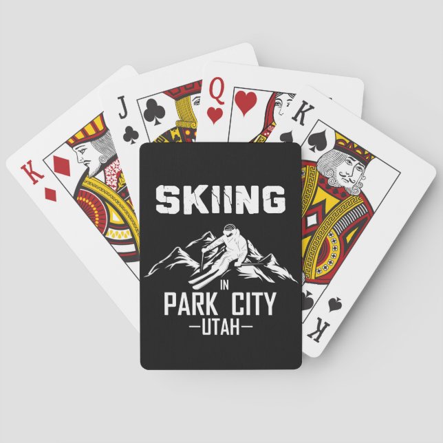 Park City Utah Spielkarten (Rückseite)