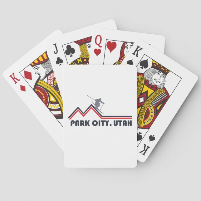 Park City utah Spielkarten (Rückseite)