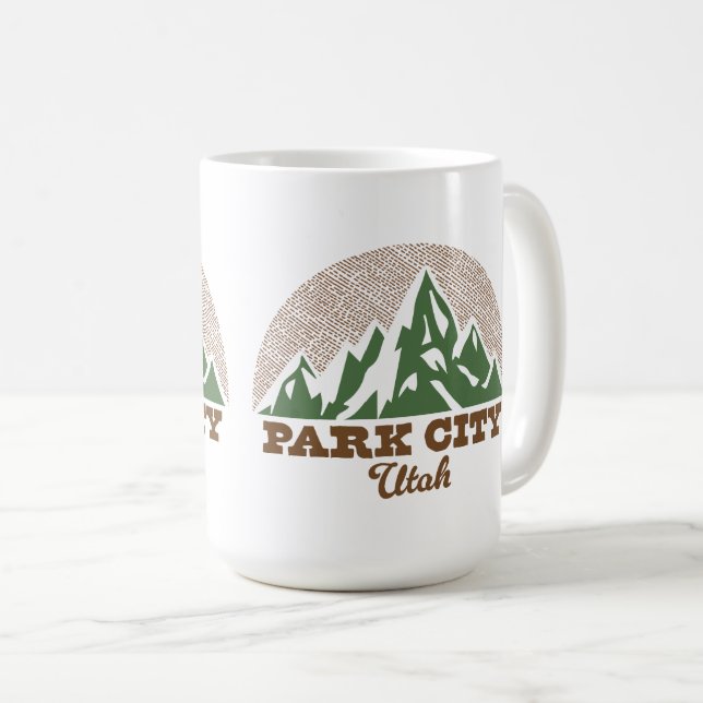 Park City Utah Tasse (VorderseiteRechts)